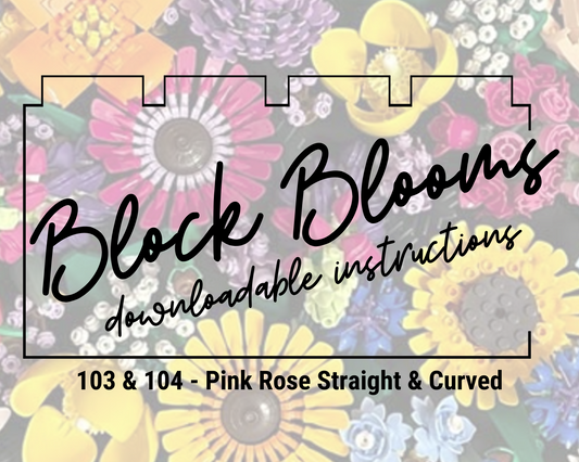 Instructions for Pink Rose Item 103 & 104