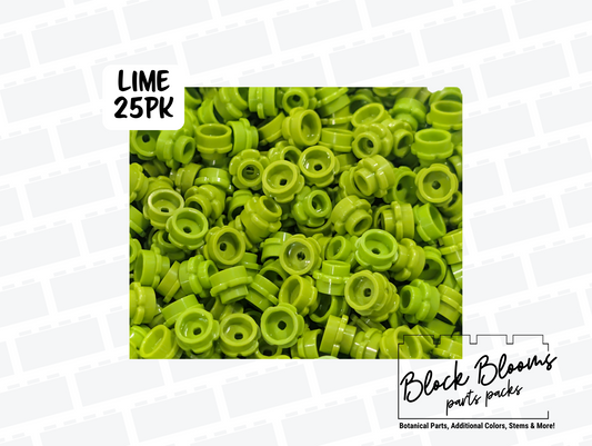 LEGO® 25pk - Lime 1x1 Flowers