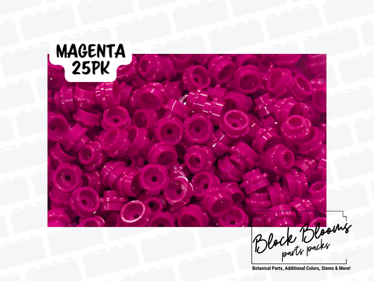 LEGO® 25pk - Magenta 1x1 Flowers
