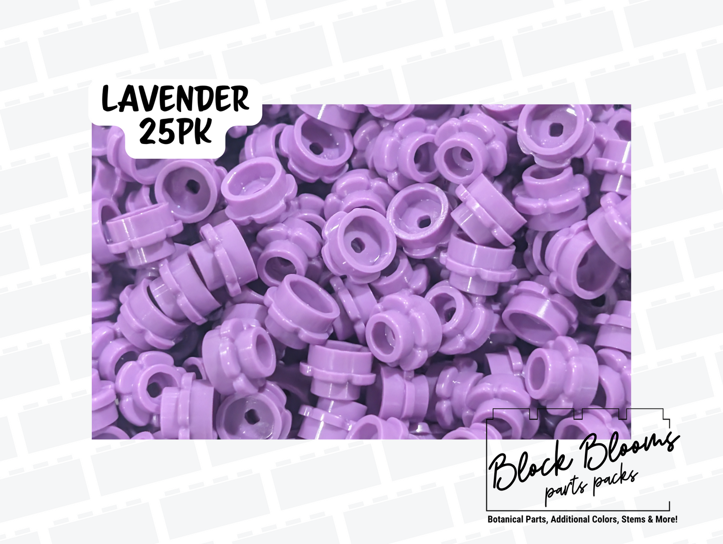LEGO® 25pk - Lavender 1x1 Flowers